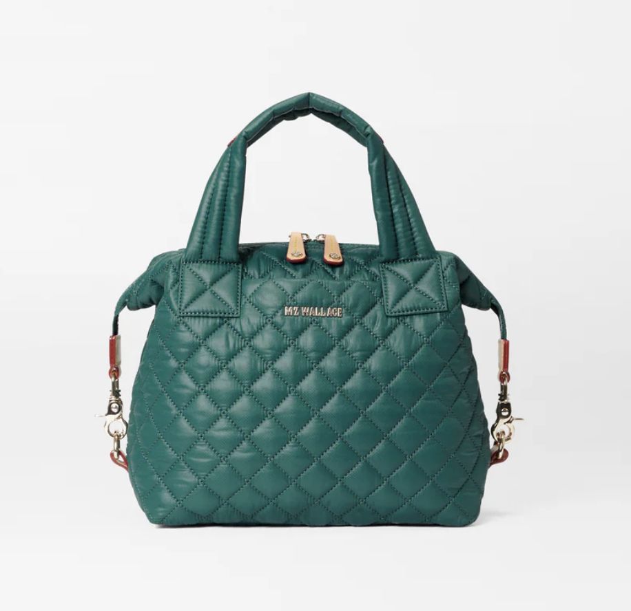 MZ Wallace Small Sutton Deluxe in Emerald, Color: Emerald
