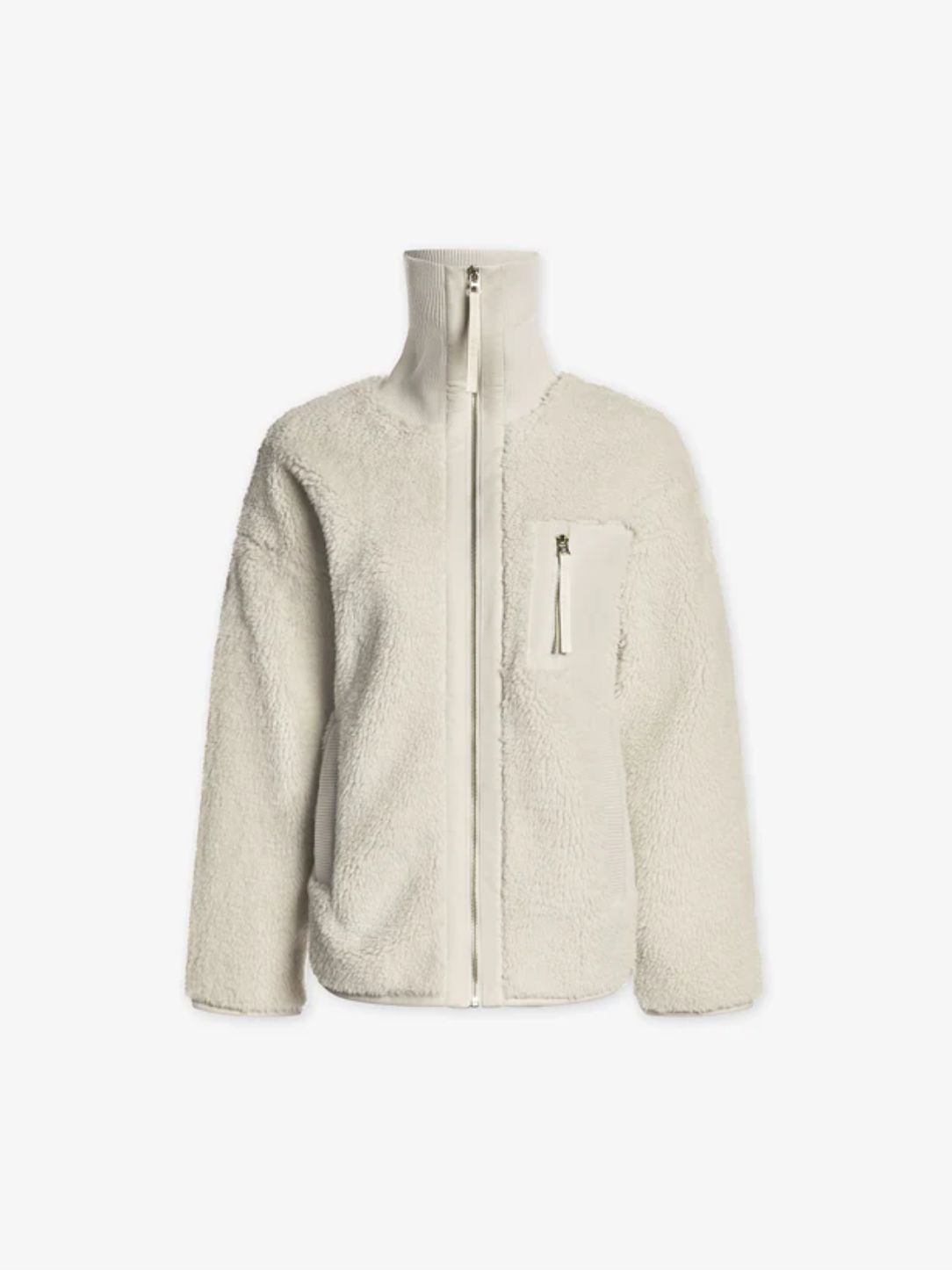 Varley Myla Zip-Through Jacket in Sandshell