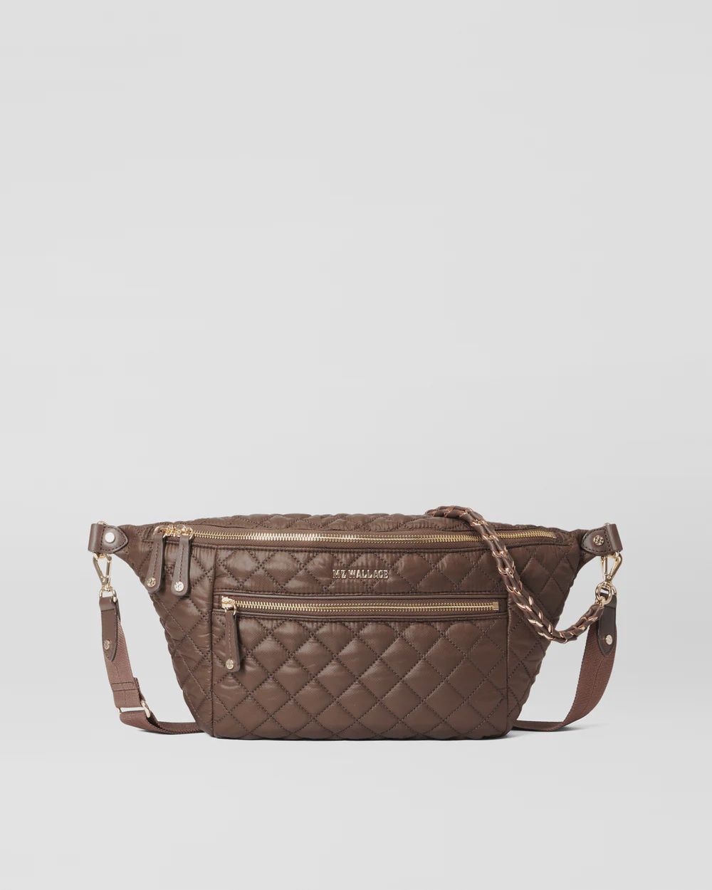 MZ Wallace Crosby Crossbody Sling in Walnut