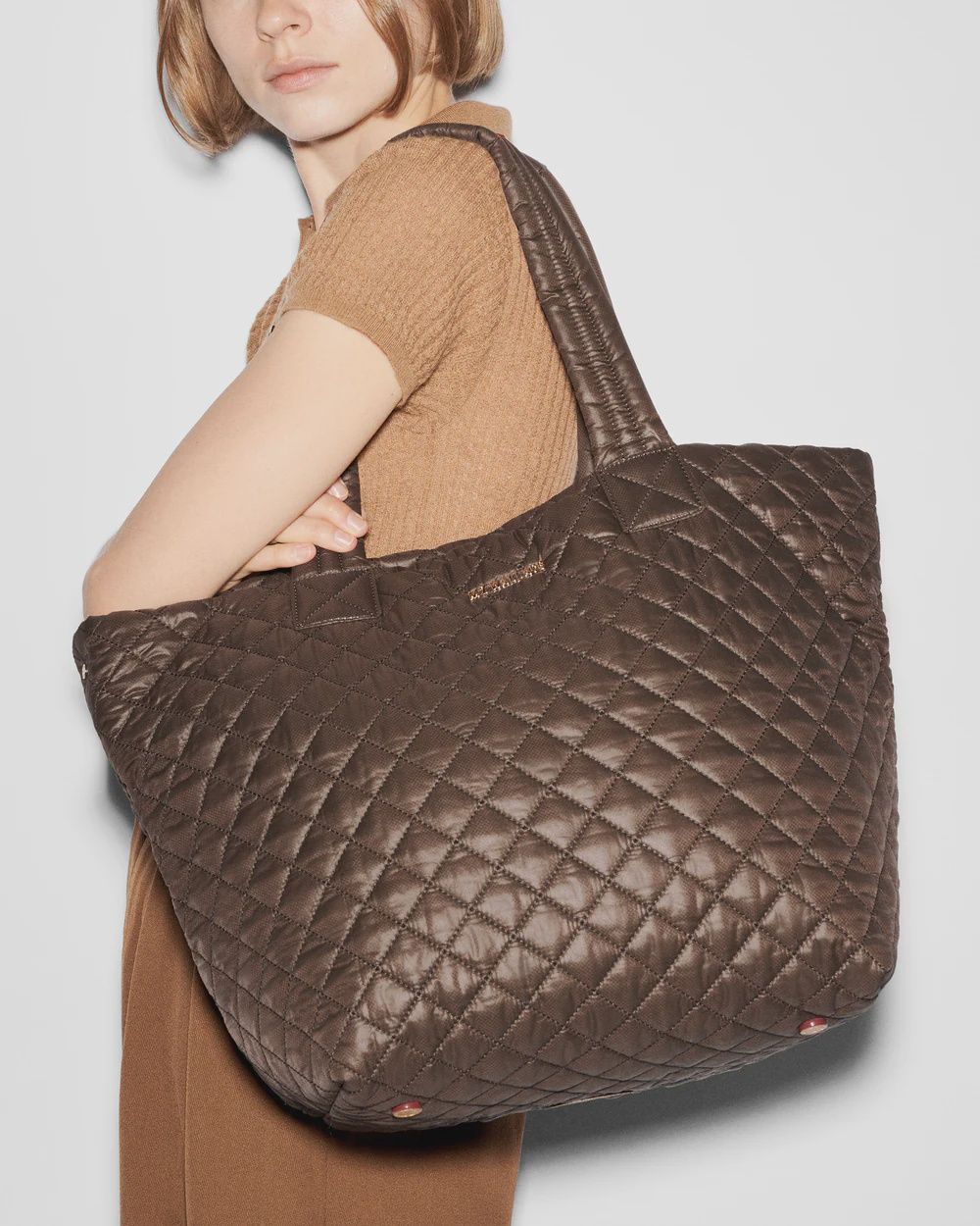 MZ Wallace Medium Metro Tote Walnut
