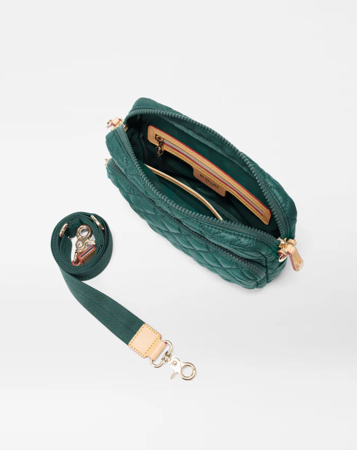 MZ Wallace Small Metro Camera in Emerald
