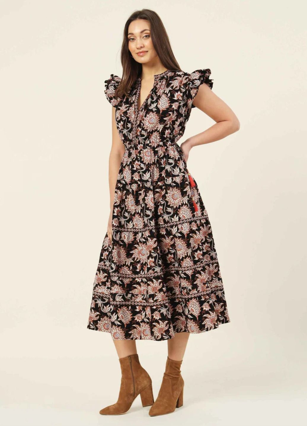 Omika Harlow Midi Dress