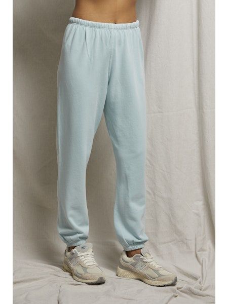 Perfect White Tee Johnny Jogger, Color: Iced Aqua, Size: XS