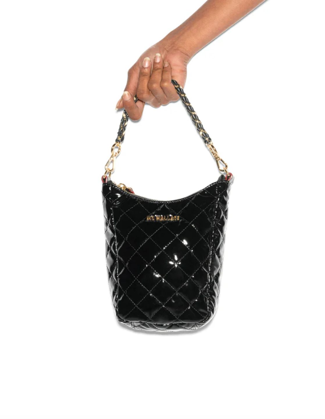 MZ Wallace Crosby Go in Black Lacquer