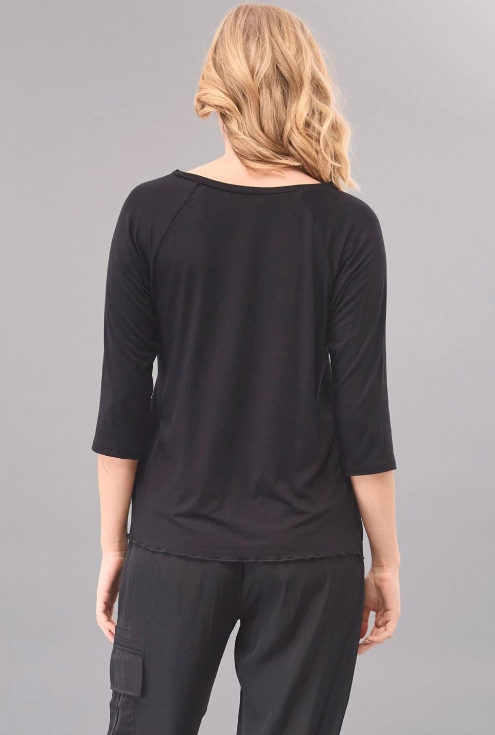 Lola &amp; Sophie Hybrid Baseball 3/4 Sleeve Tee