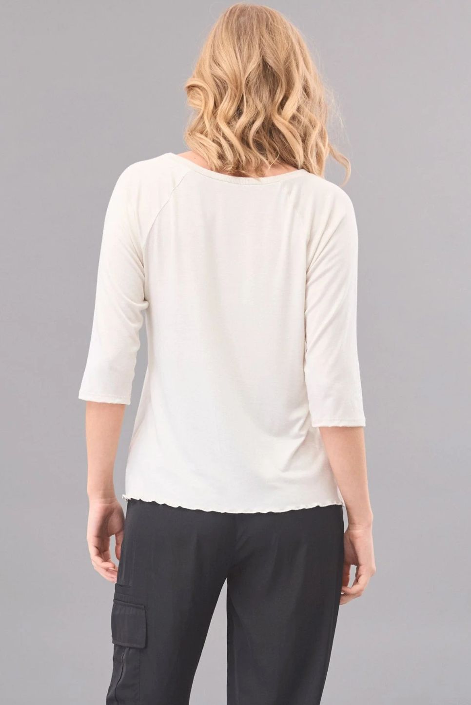 Lola &amp; Sophie Hybrid Baseball 3/4 Sleeve Tee