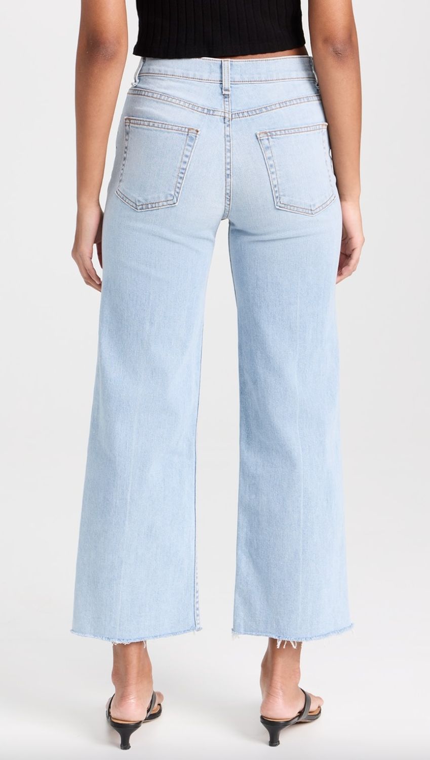 ASKK NY Wide Leg Crop Jean in Zuma