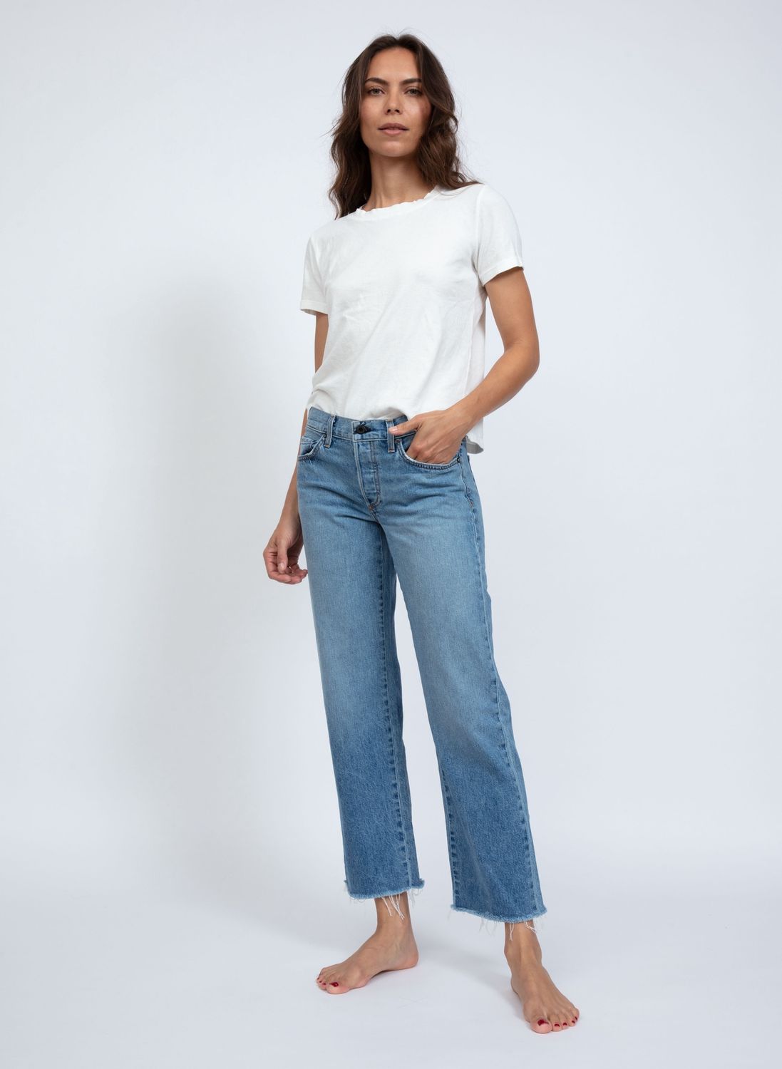 ASKK NY Low Rise Jean in Berkley