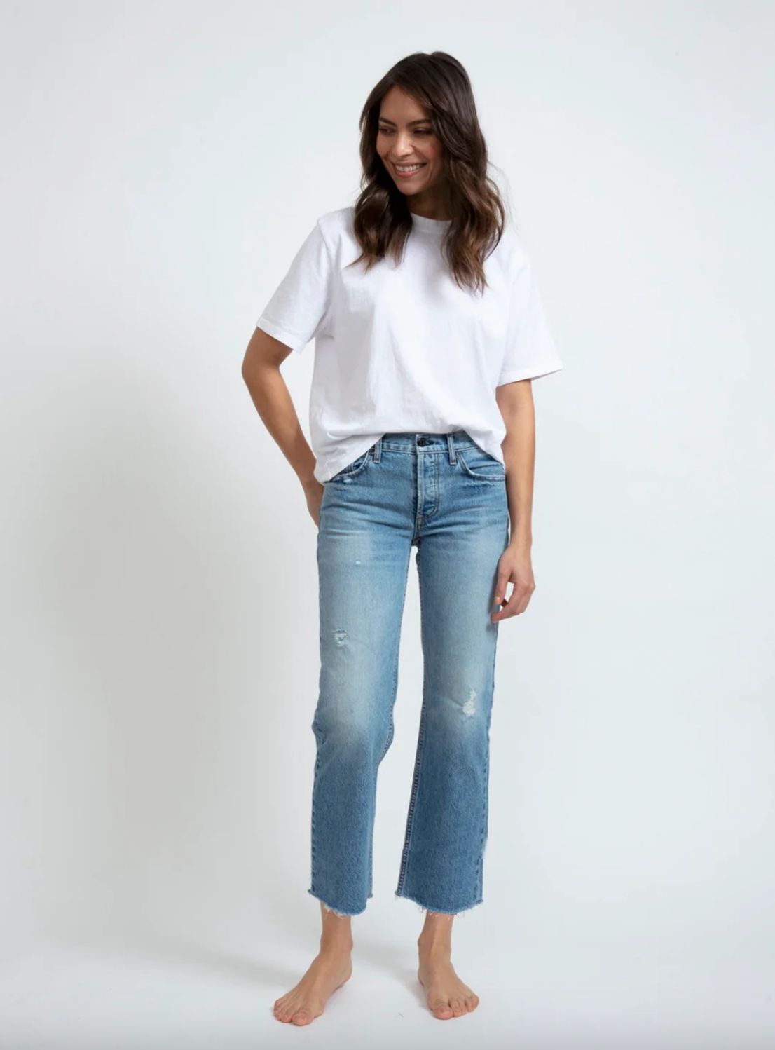 ASKK NY Low Rise Jean in Berkley