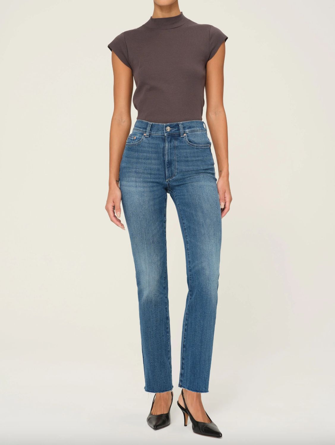 DL1961 Halle Straight High Rise Jean