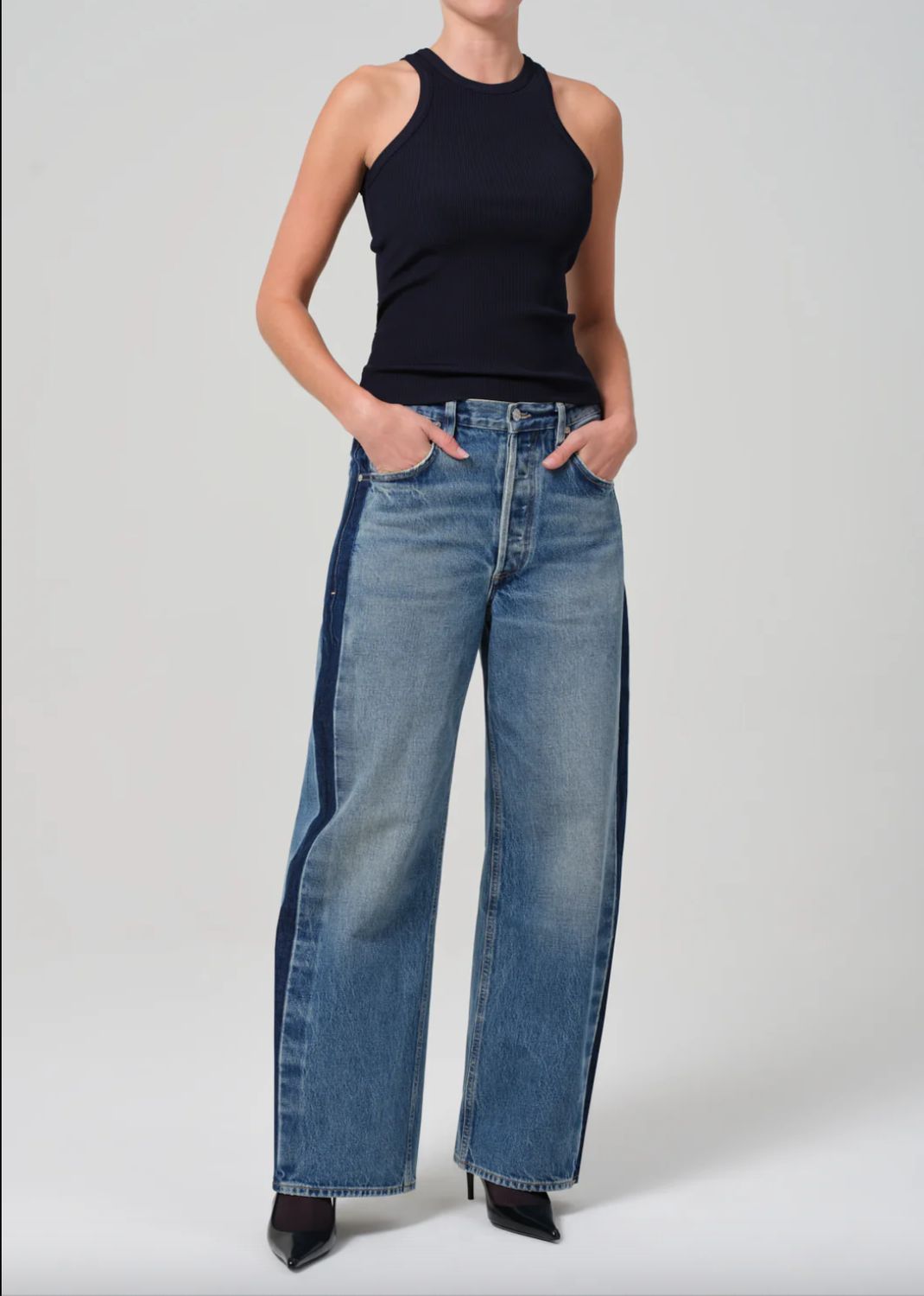 Citizen&#39;s Of Humanity Ayla Tuxedo Stripe Jean