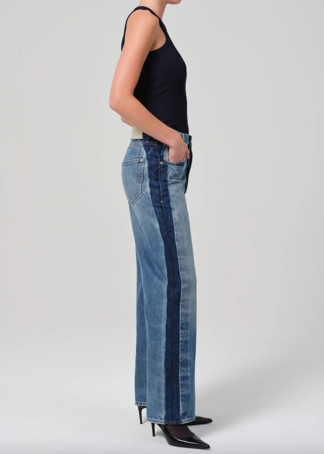 Citizen&#39;s Of Humanity Ayla Tuxedo Stripe Jean