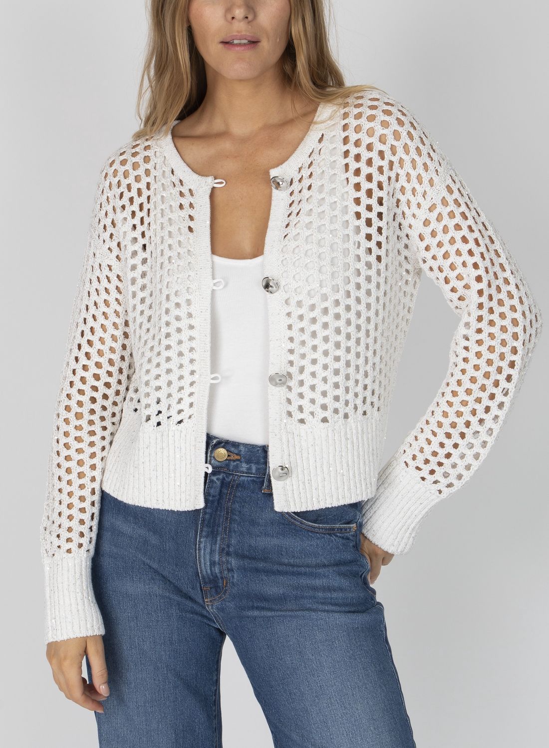 Derek Lam Sylvie Open Knit Cardigan