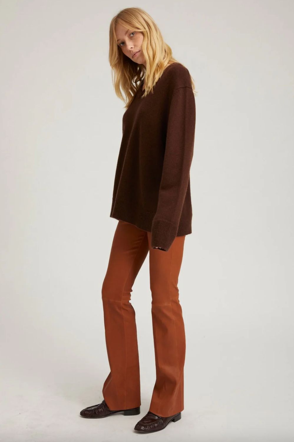 SPRWMN Cashmere Boyfriend V-Neck Sweater