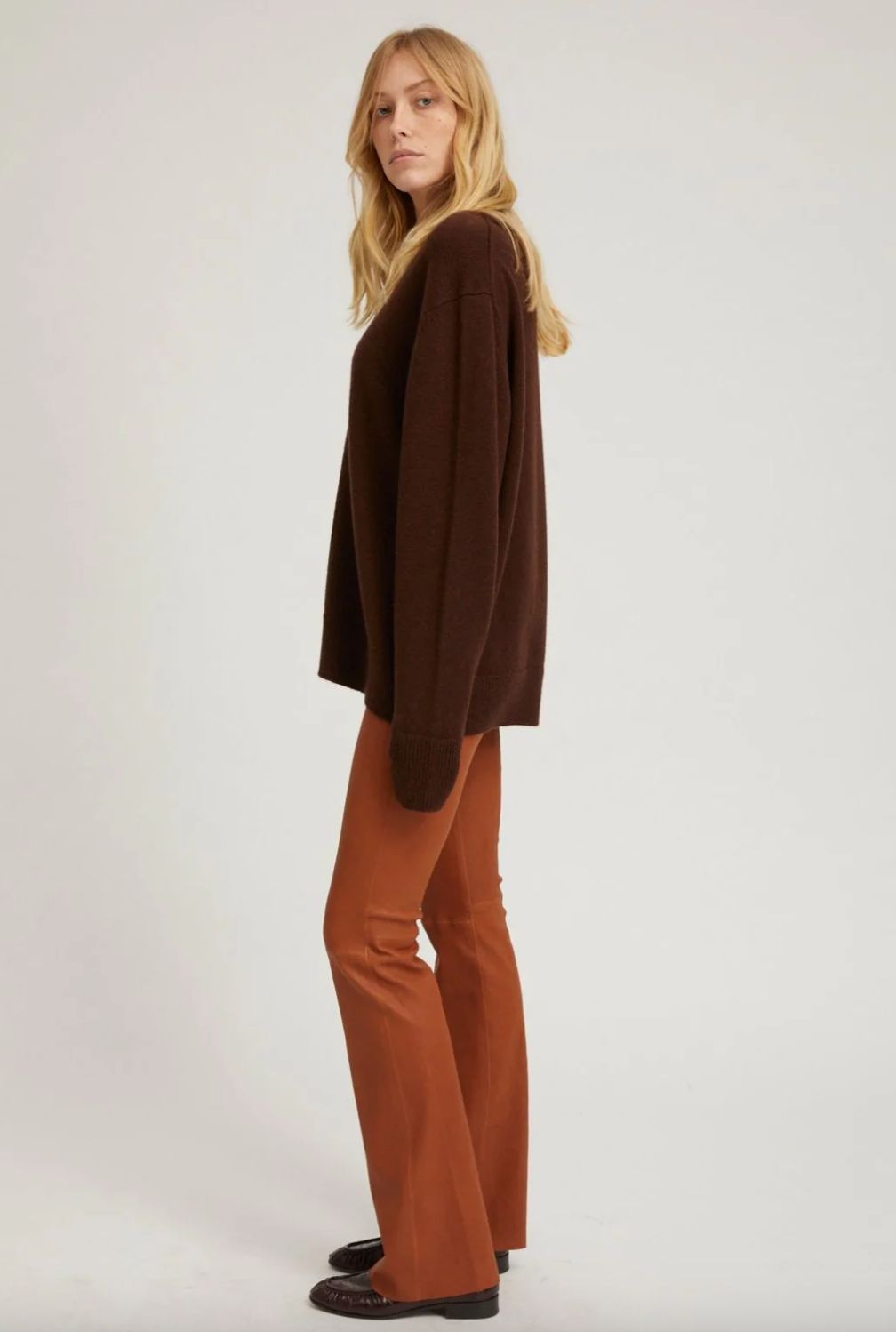 SPRWMN Cashmere Boyfriend V-Neck Sweater