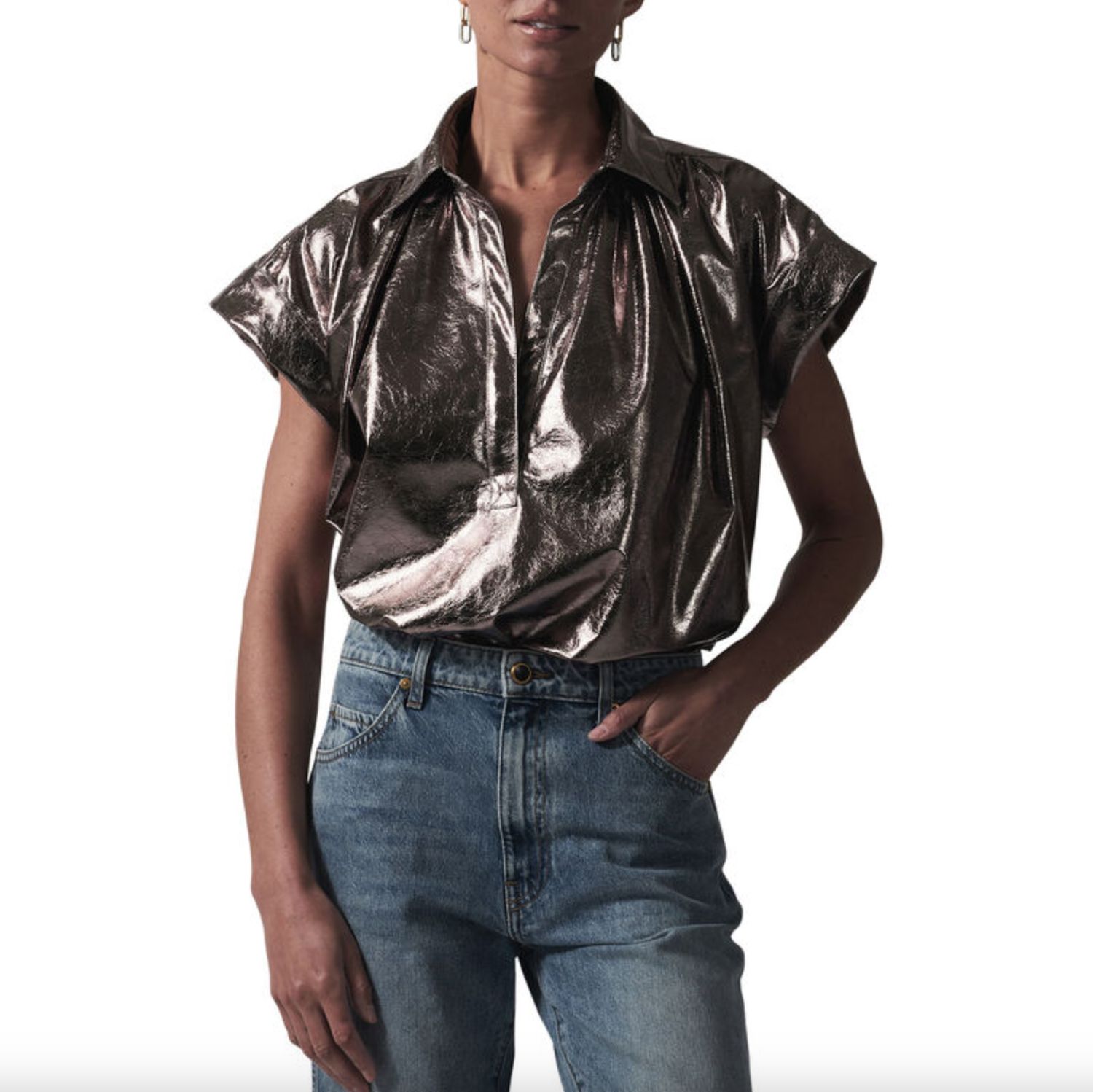 Secular Trinity Top in Bronze Metallic