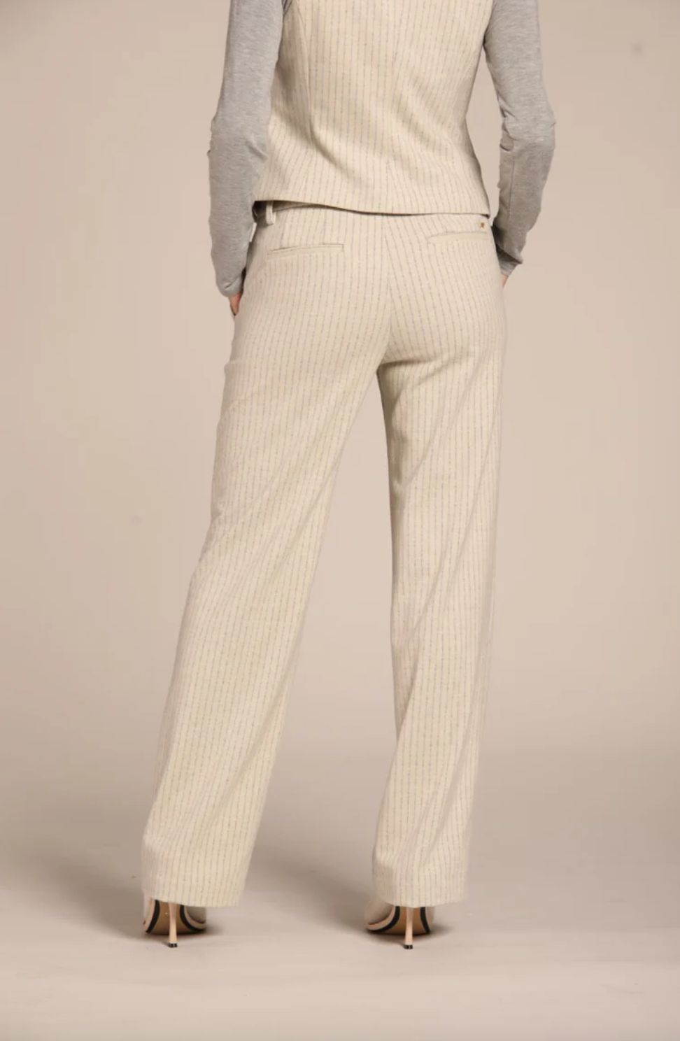 Mason&#39;s New York Straight Pinstripe Pant