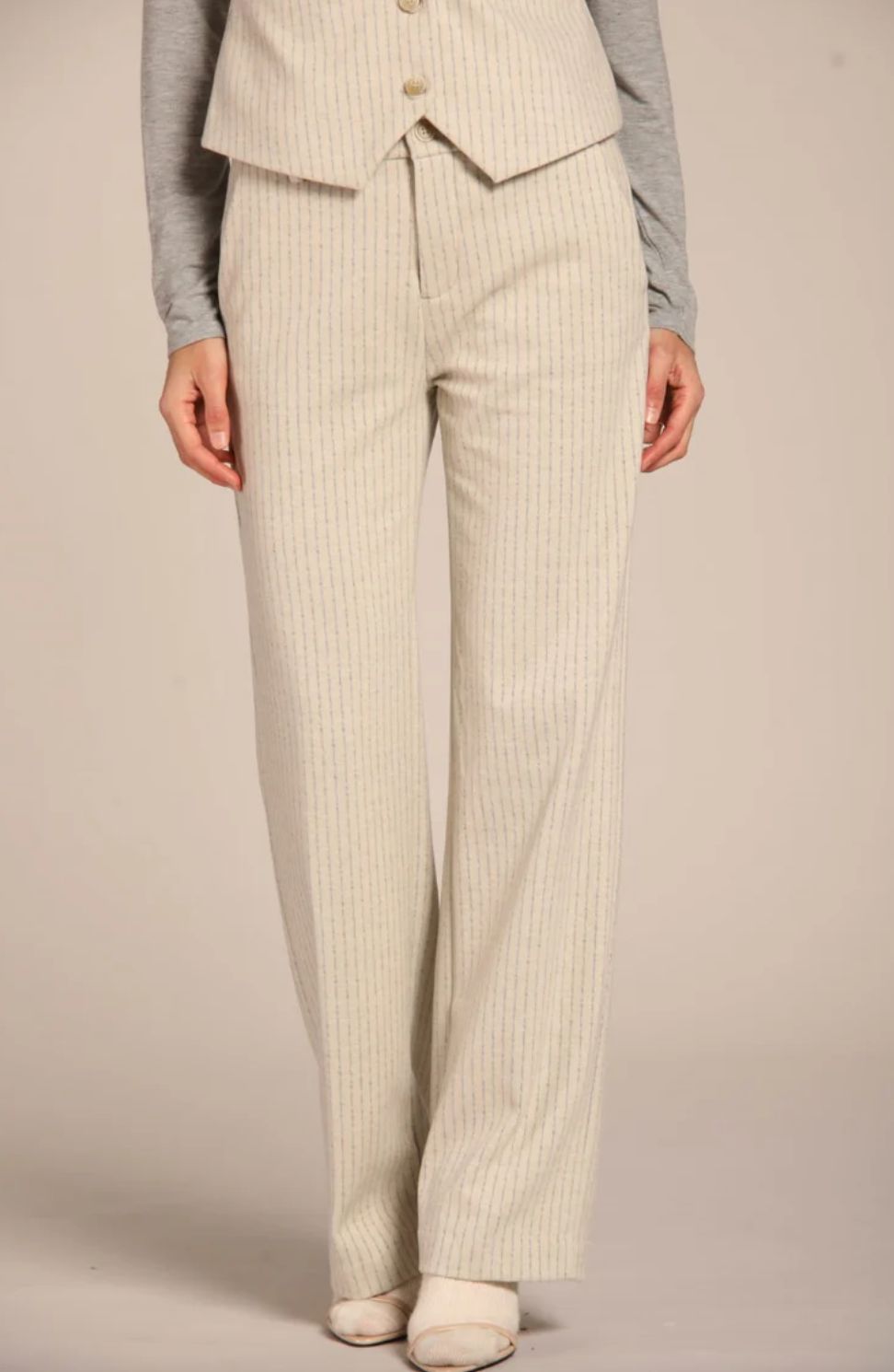 Mason&#39;s New York Straight Pinstripe Pant