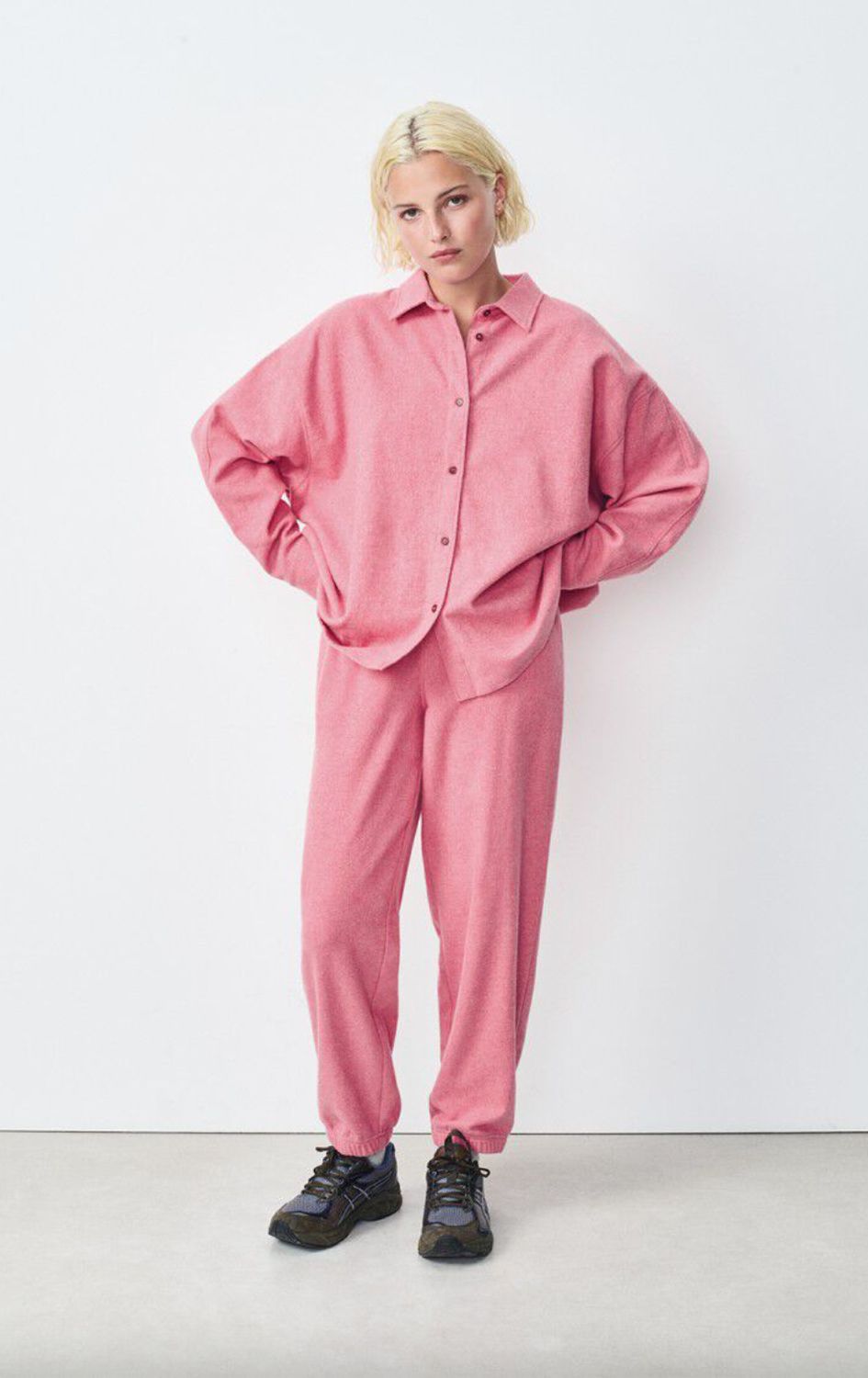 American Vintage Vylow Shirt in Berlingot Chine (Pink)