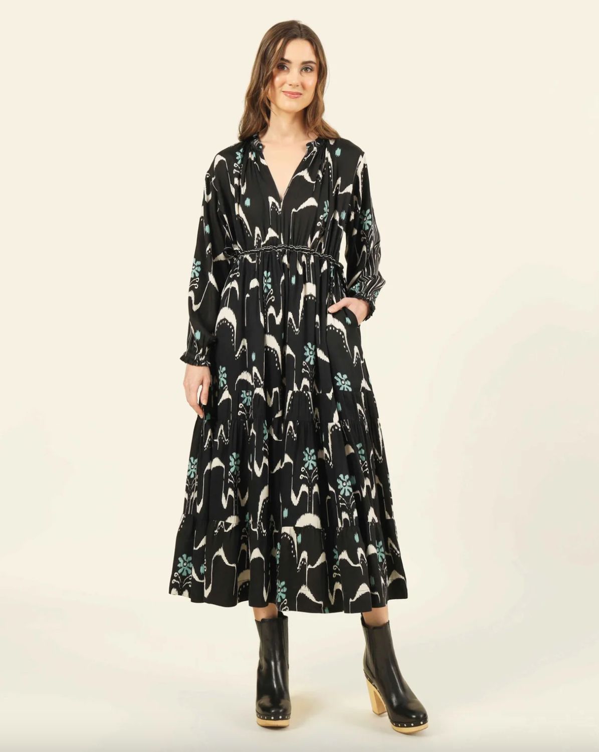 Omika Misha Midi Dress in Smokeshow