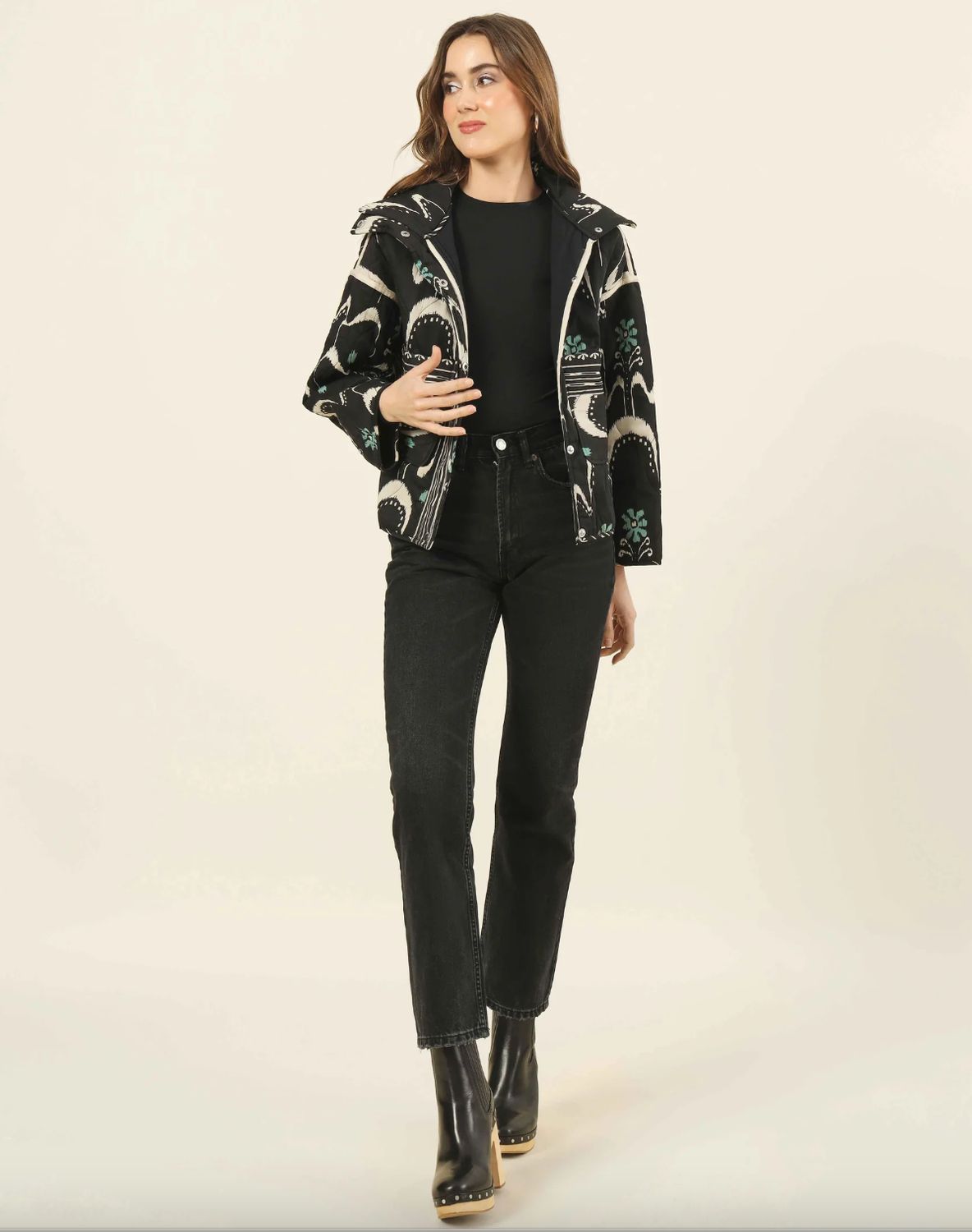 Omika Karima Jacket in Smokestack