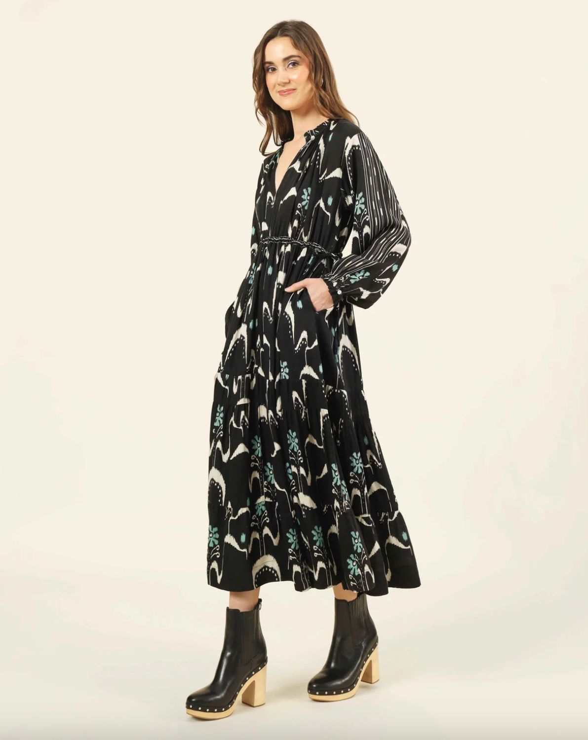Omika Misha Midi Dress in Smokeshow