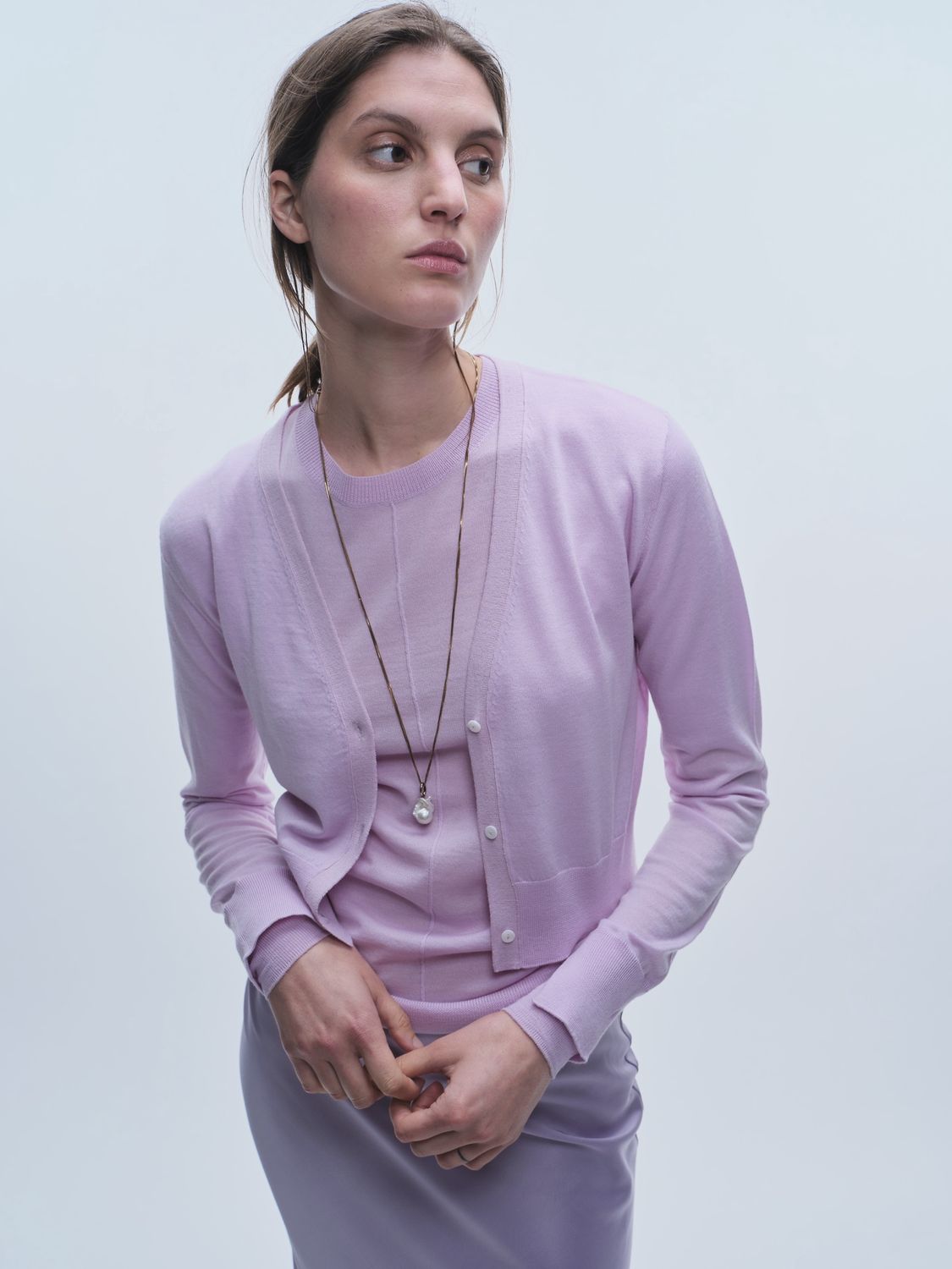 Saint Art Nixon Cropped Cardigan