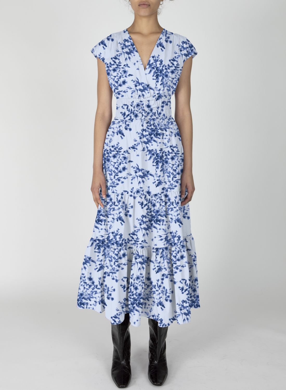 Derek Lam Fatima Maxi Dress, Color: CORNFLOWER, Size: 0