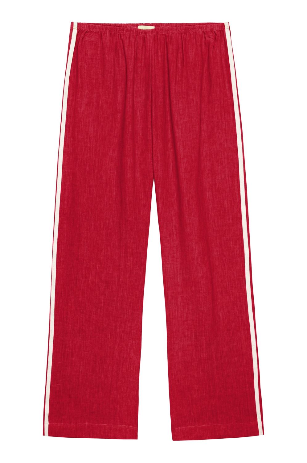 Donni Linen Crop Stripe Pant