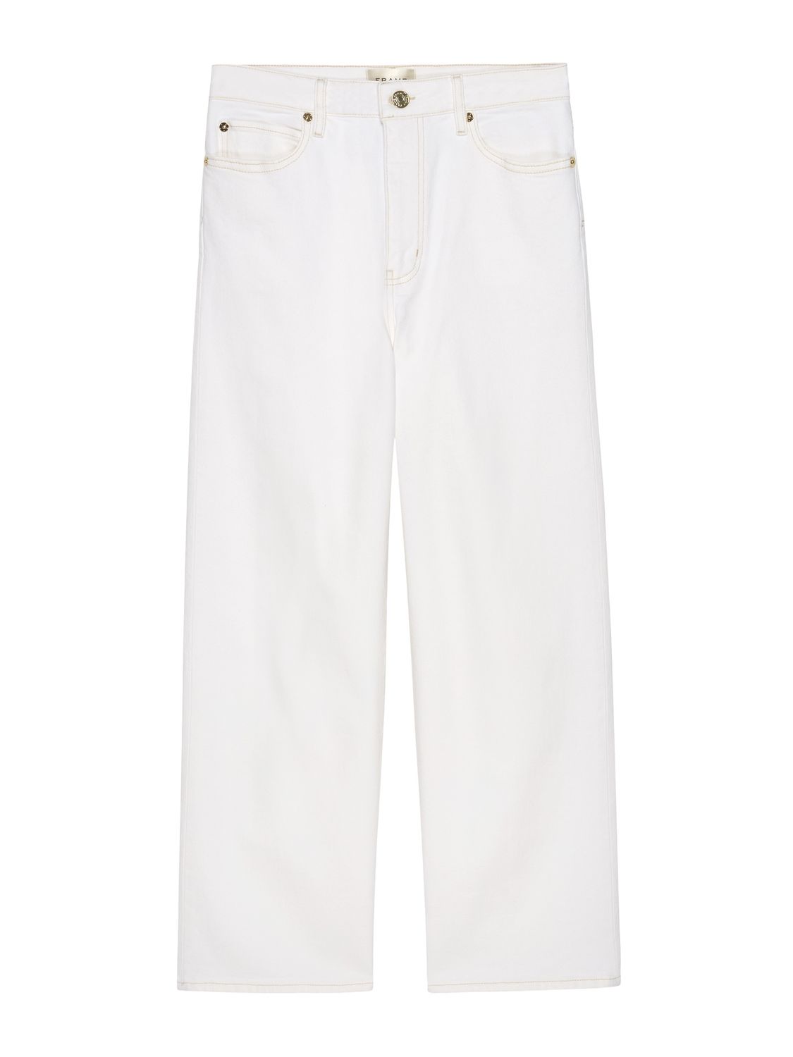Frame The Wide Jean in Au Natural White, Color: AU NATURAL, Size: 25