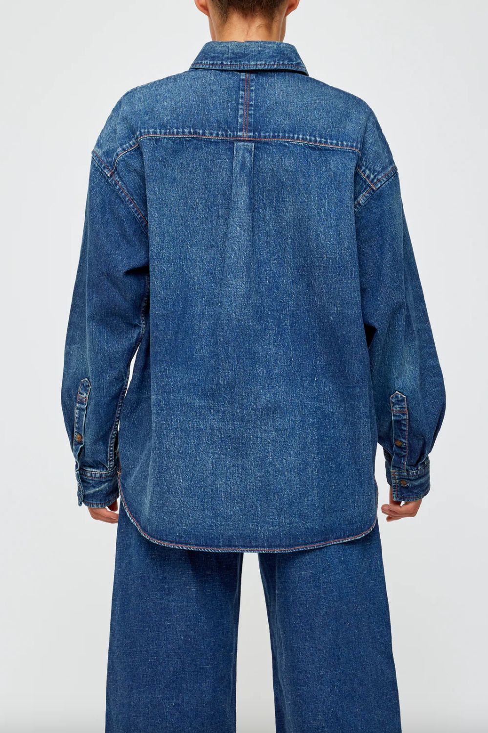 Moussy Emporia Loose Denim Shirt