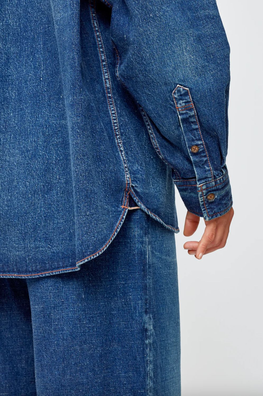 Moussy Emporia Loose Denim Shirt