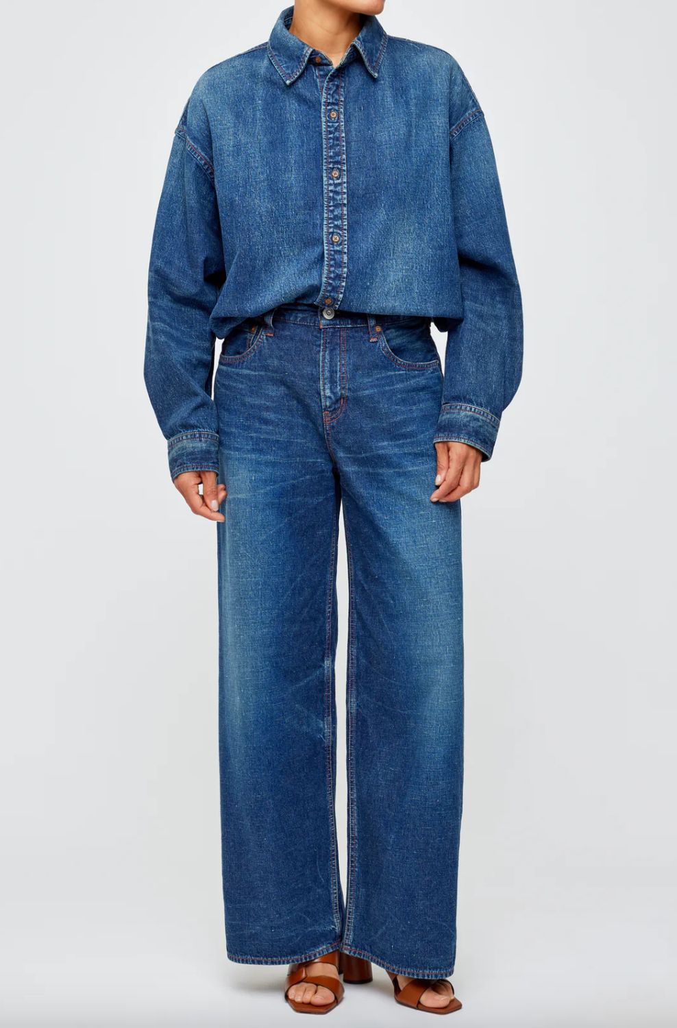 Moussy Emporia Loose Denim Shirt