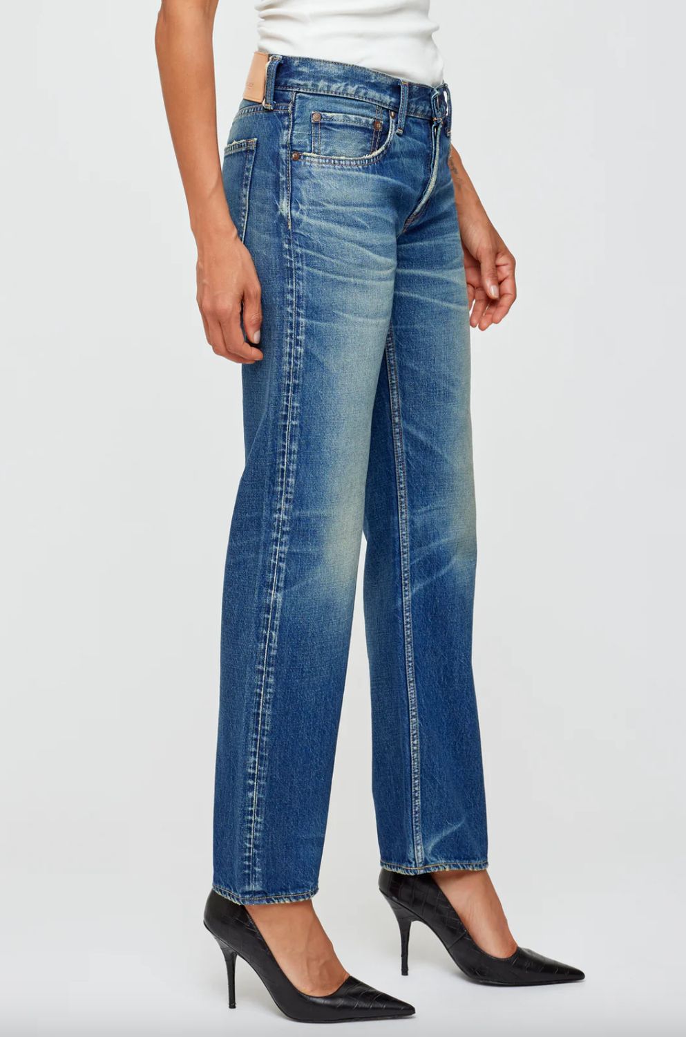 Moussy Minneola Straight Low Jean