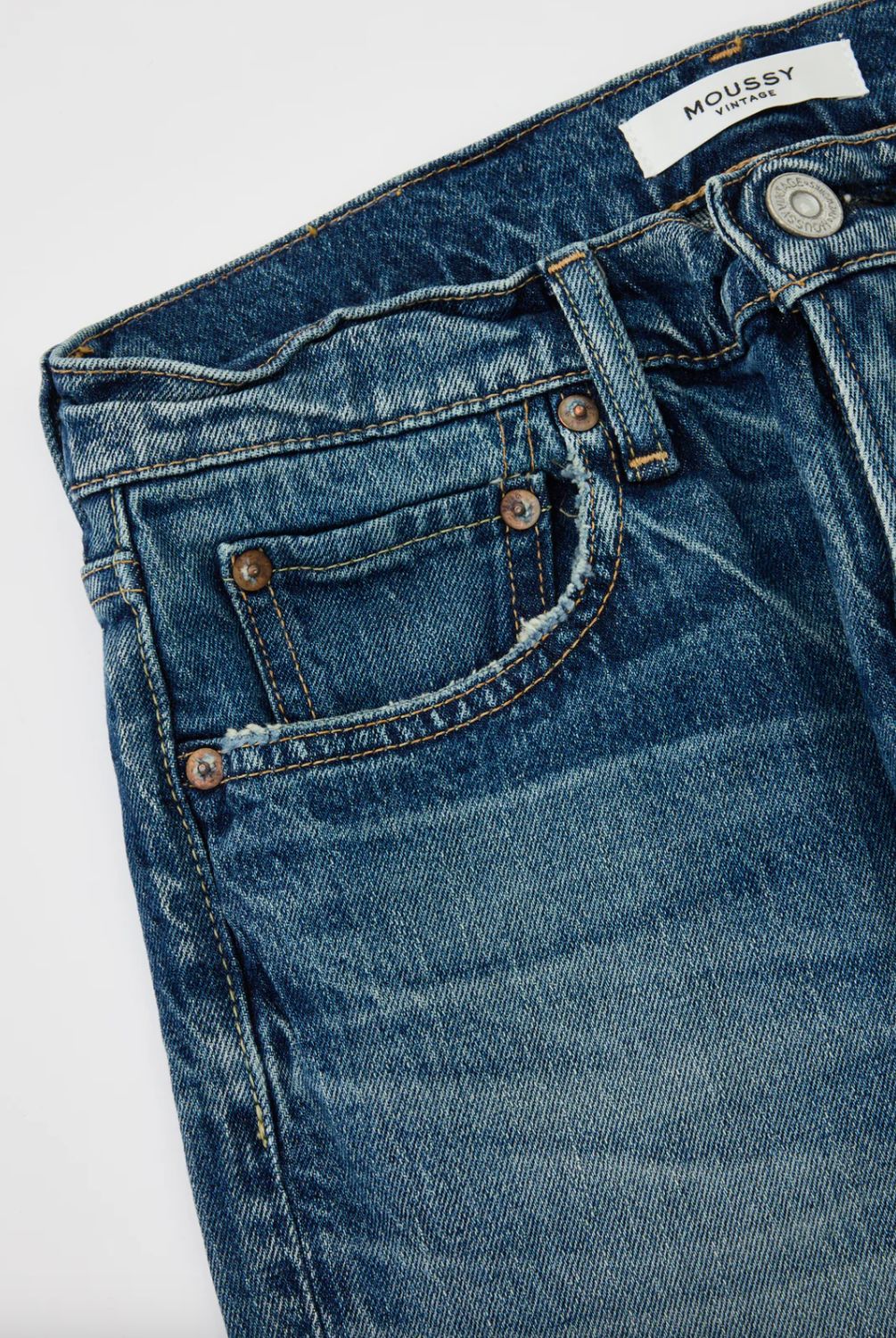 Moussy Florahome Slim Straight Jean