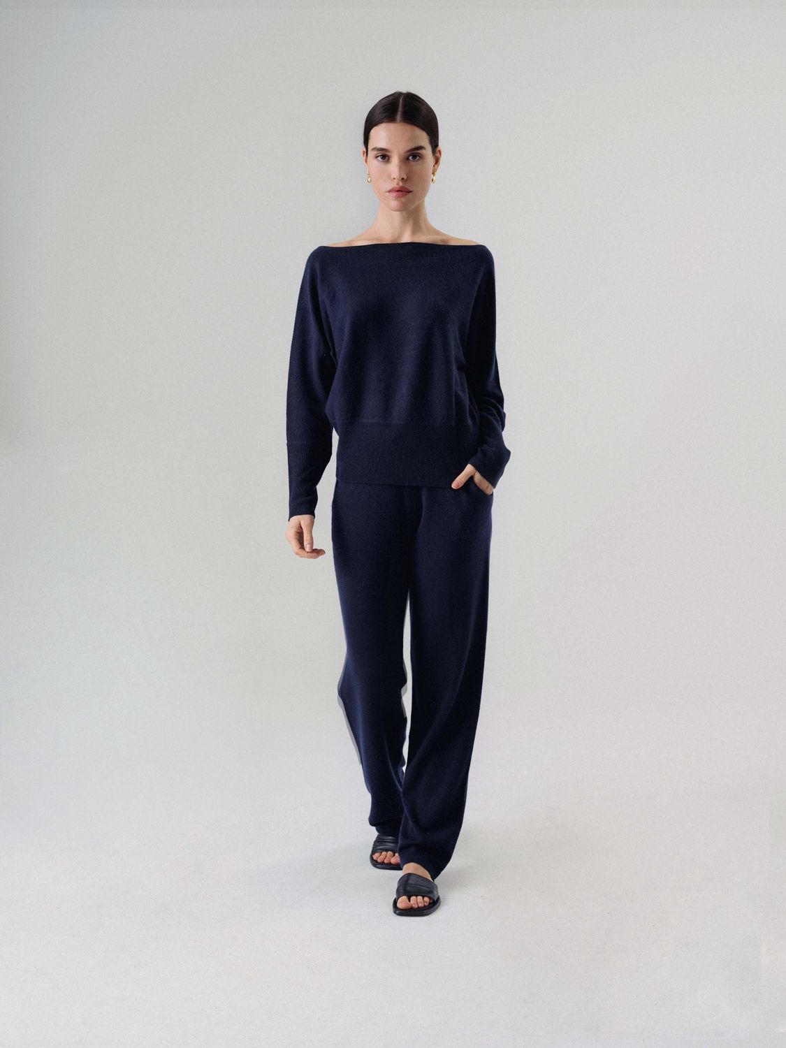 W. Cashmere Mimi Off Shoulder Sweater