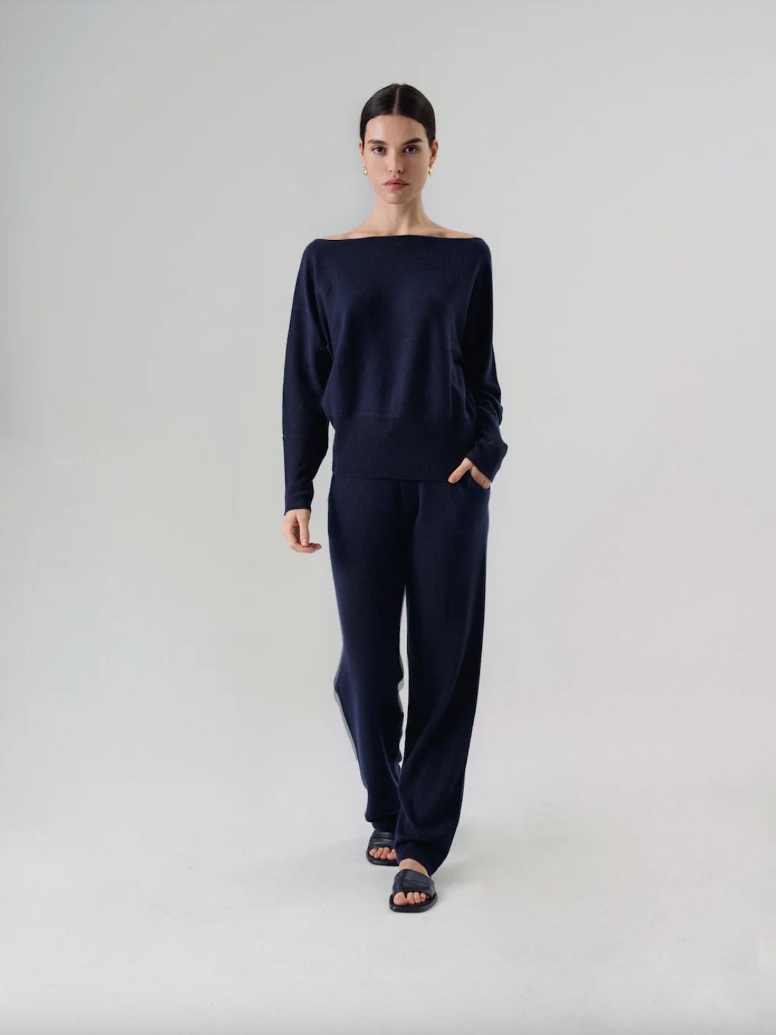 W. Cashmere Mimi Off Shoulder Sweater