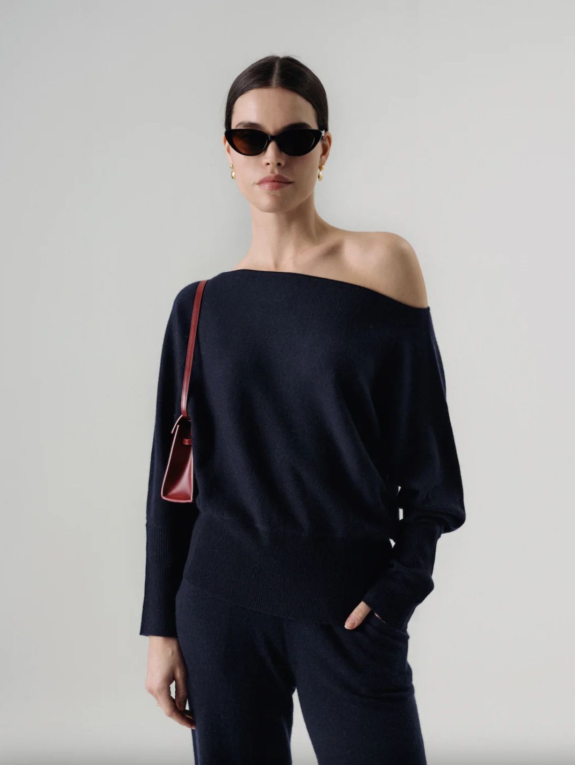 W. Cashmere Mimi Off Shoulder Sweater