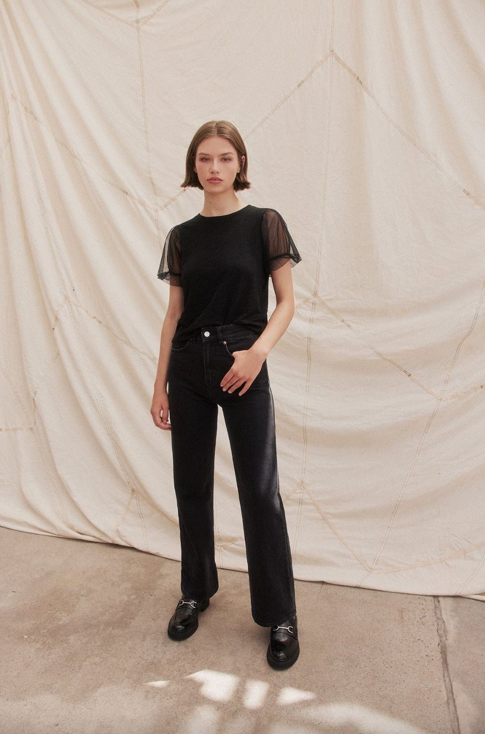 Goldie Tulle Princess Sleeve Tee