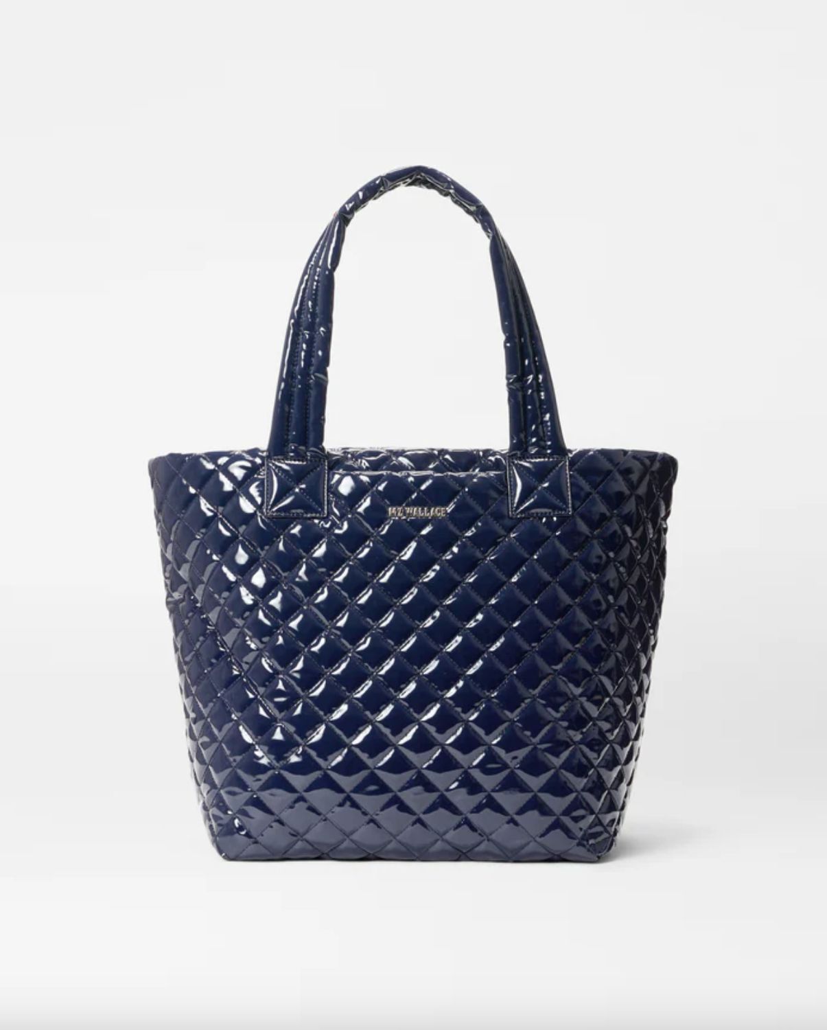 MZ Wallace Medium Metro Tote Deluxe in Navy Lacquer