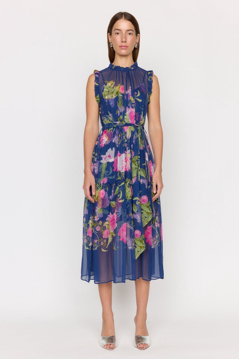 Christy Lynn Gemma Dress, Color: MONARCH NAVY, Size: XS