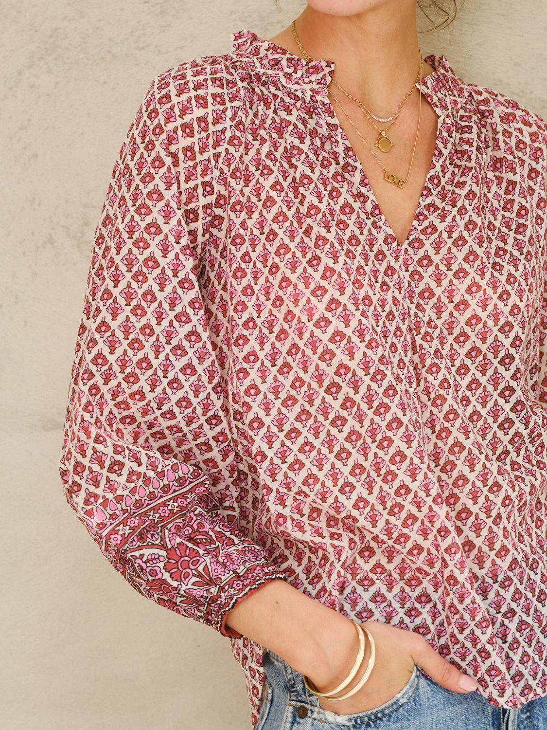 M.A.B.E. Viti Long Sleeve Top