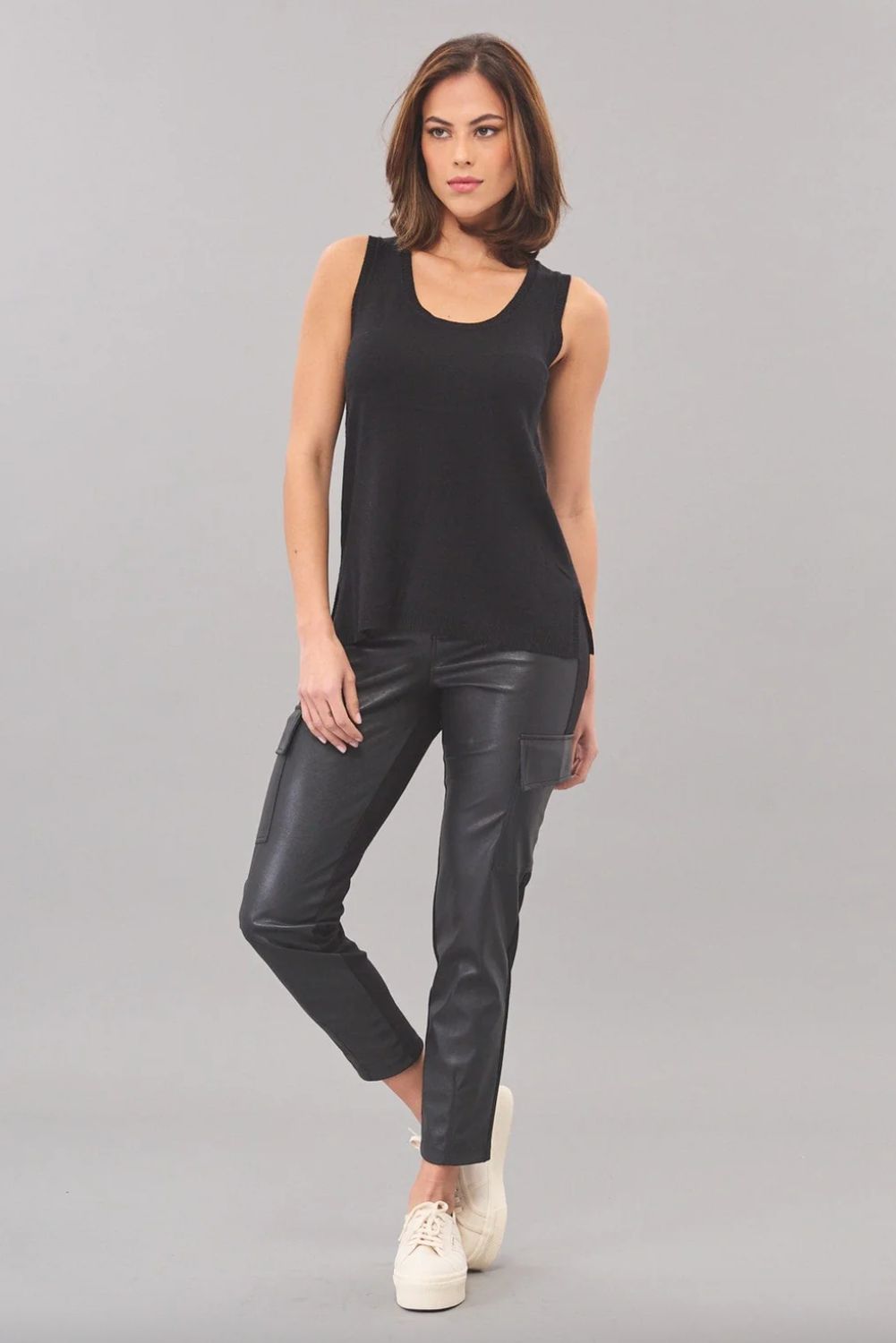 Lola &amp; Sophie U Neck Tank Sweater