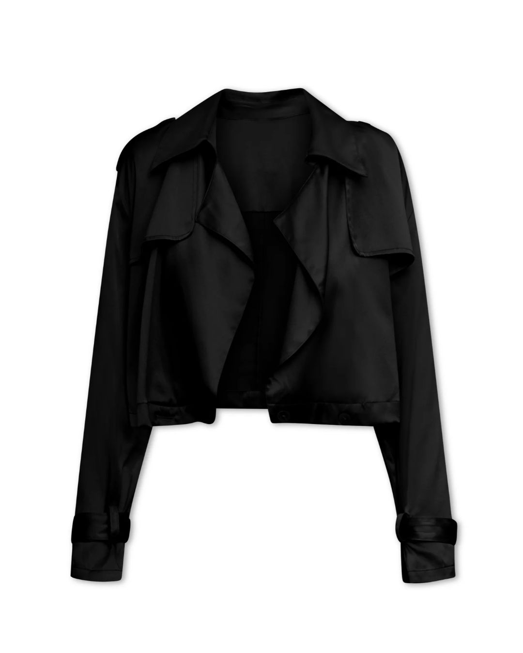 Nouvelle Silk Kensington Trench Cropped Jacket