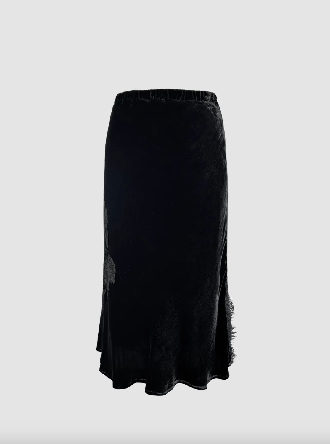 Gold Hawk Velvet Brigitte Skirt