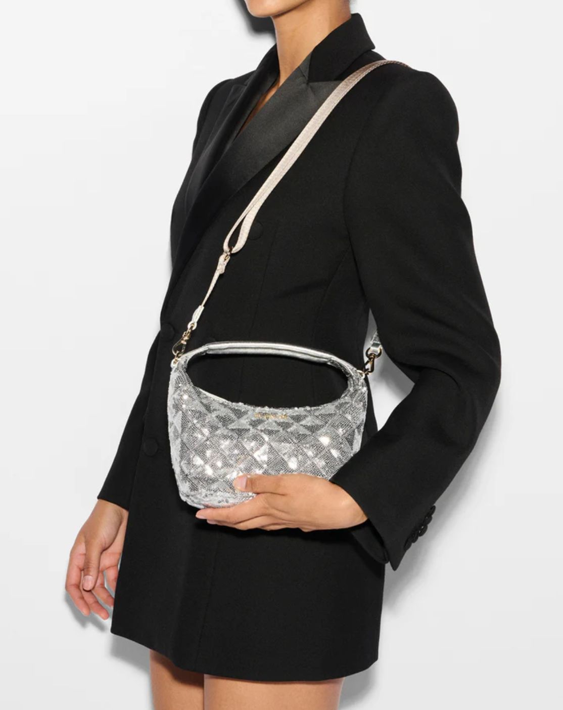 MZ Wallace Mini Sequin Hobo