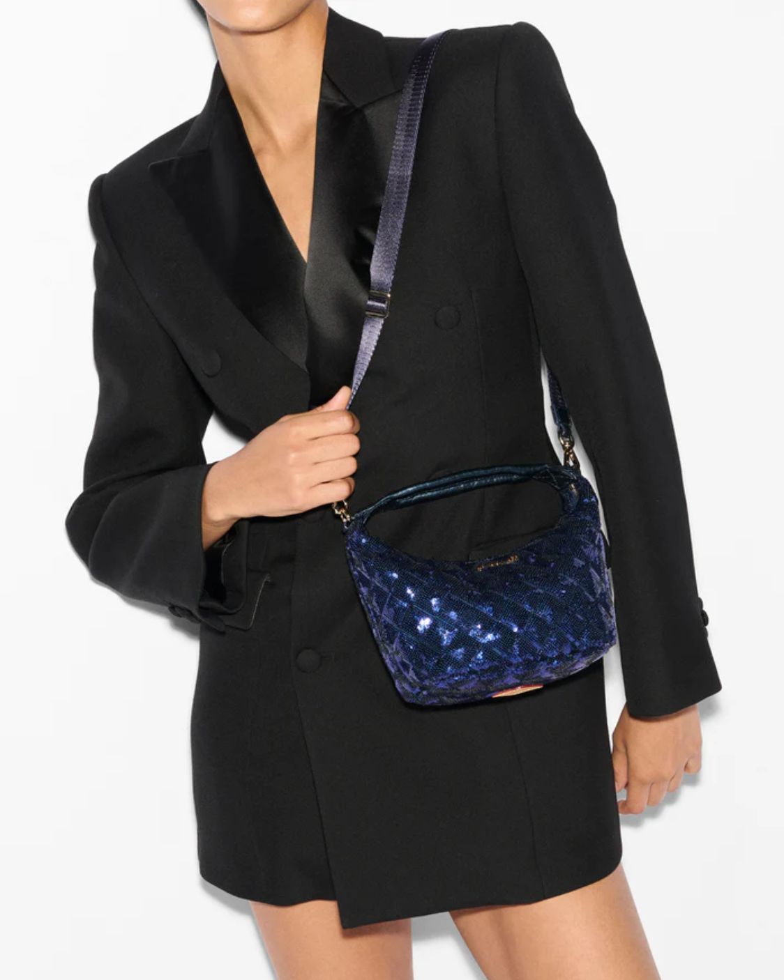 MZ Wallace Mini Sequin Hobo