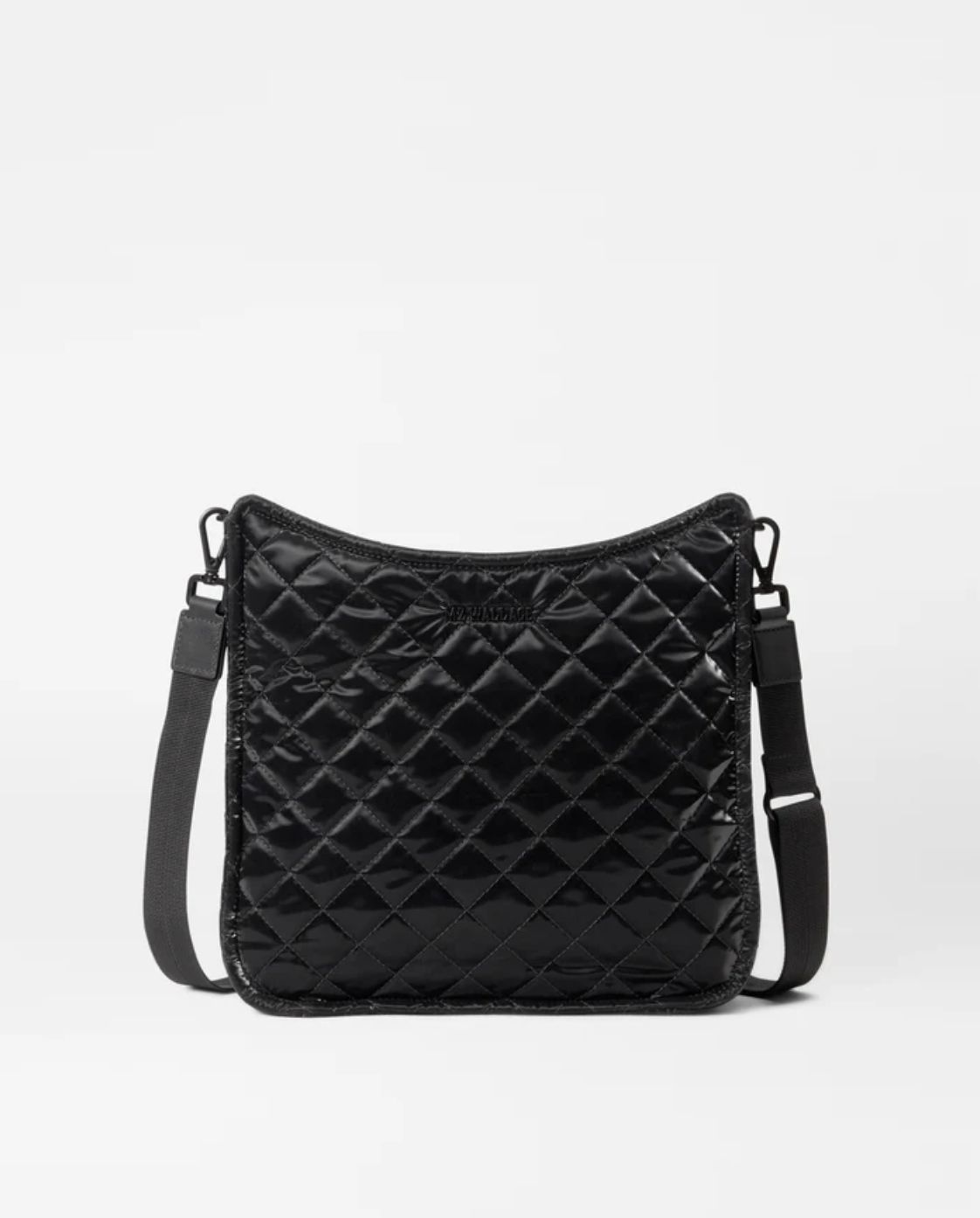 MZ Wallace Box Crossbody in Black Liquid