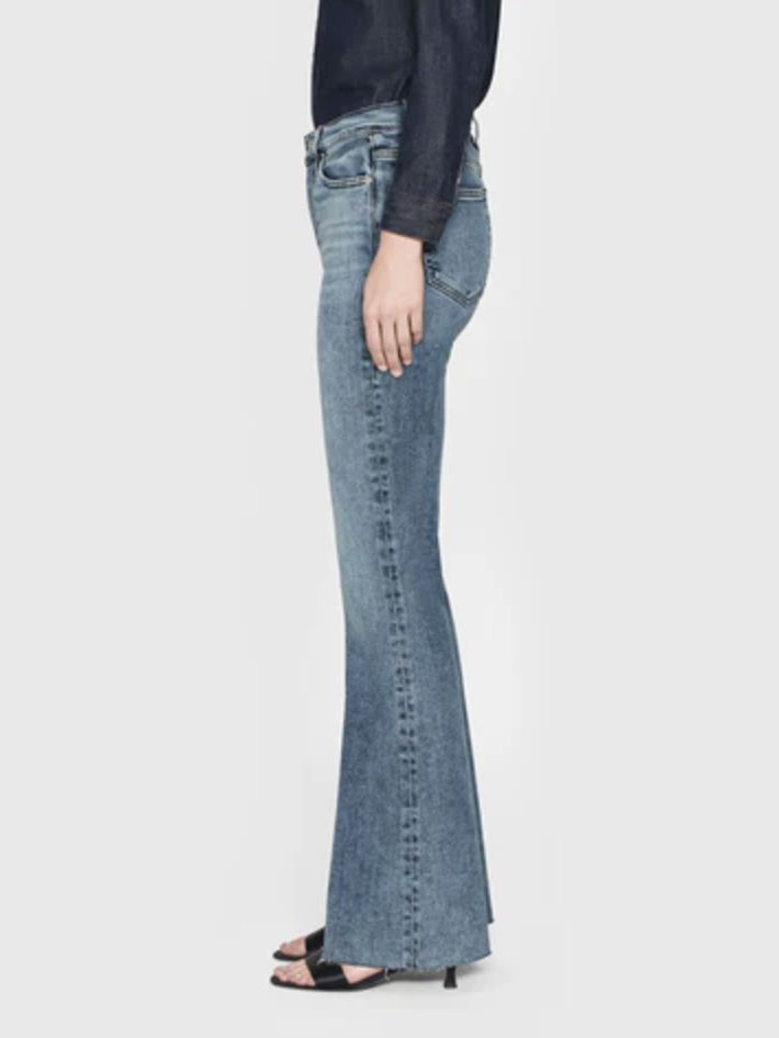 Frame Le Easy Flare Jean in Rowley Raw After