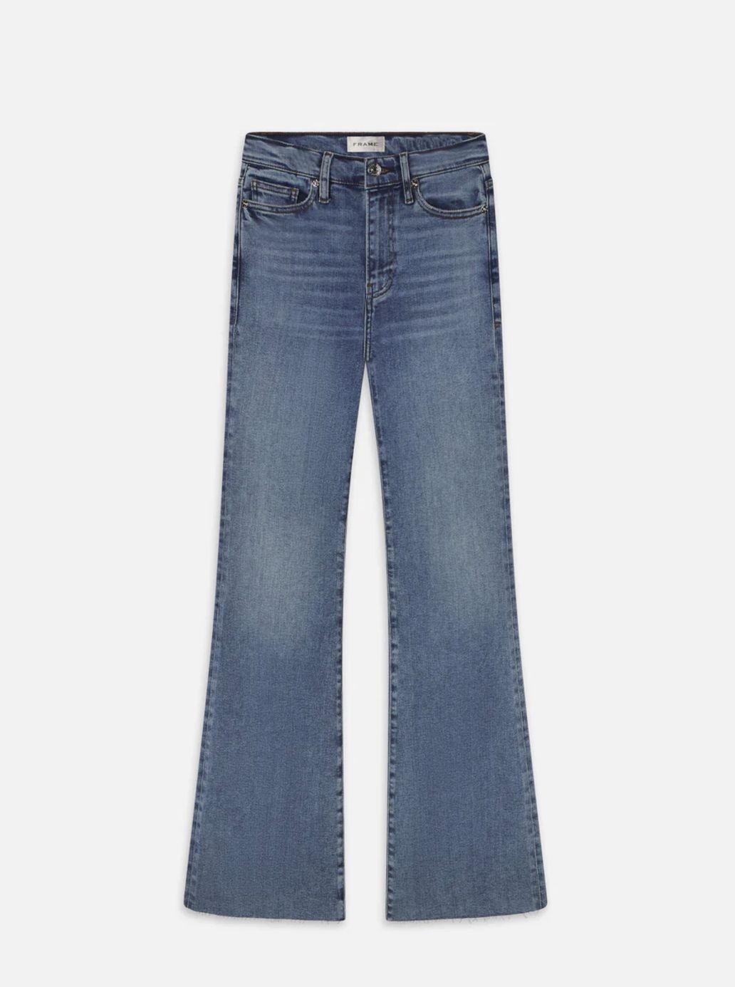 Frame Le Easy Flare Jean in Rowley Raw After